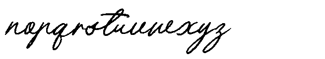 Frosted Lines Font LOWERCASE