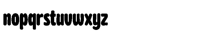 Frosting Sans Black Font LOWERCASE
