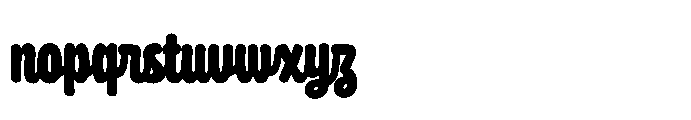 Frosting Script Black Font LOWERCASE