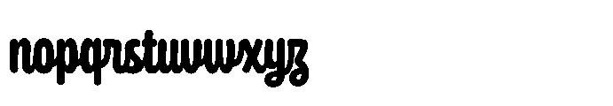 Frosting Script Bold Font LOWERCASE