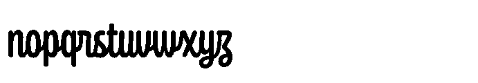 Frosting Script Regular Font LOWERCASE