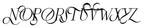 Frosty Garden Italic Font LOWERCASE