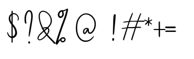 Frosty Smile Regular Font OTHER CHARS
