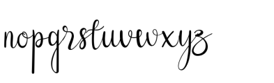 Frosty Smile Regular Font LOWERCASE