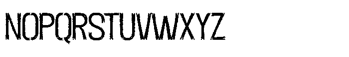 Froth Rough Font LOWERCASE