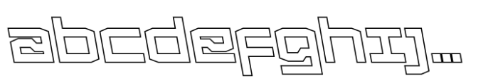 Froxa Bold Backslant Outline FONT