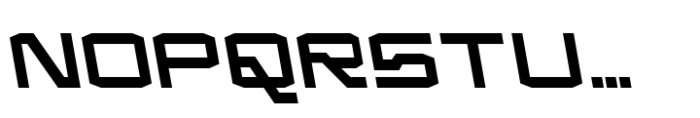 Froxa Bold Backslant Font UPPERCASE