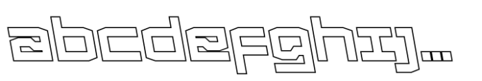 Froxa Extrabold Backslant Outline FONT