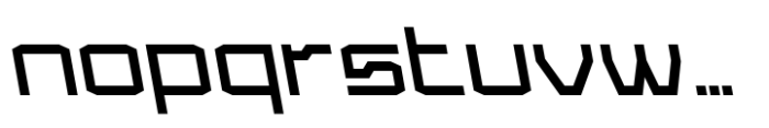 Froxa Medium Backslant Font LOWERCASE