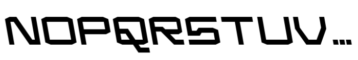 Froxa Semibold Backslant Font UPPERCASE