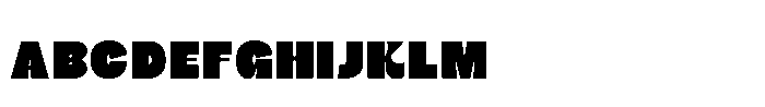Froxie Font UPPERCASE