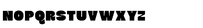 Froxie Font UPPERCASE