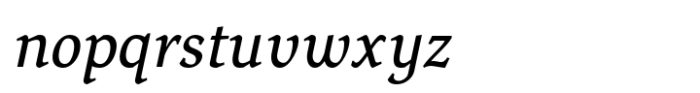 Frugality Pro Condensed Italic Font LOWERCASE