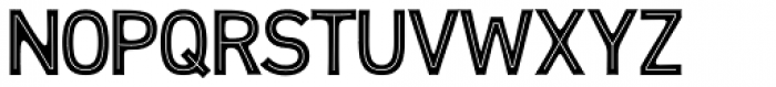 Fruitos S Inline Font LOWERCASE