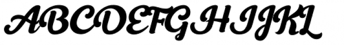 Frunch Regular Font UPPERCASE