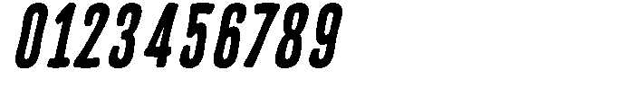 Frunkier Bold Italic Font OTHER CHARS