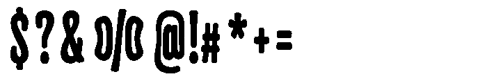 Frunkier Bold Font OTHER CHARS