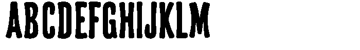 Frunkier Bold Font UPPERCASE