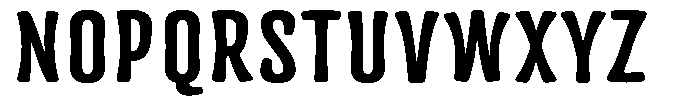 Frunkier Expanded Font UPPERCASE