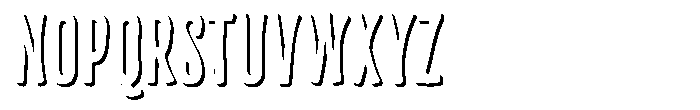Frunkier Shadow Regular Font UPPERCASE