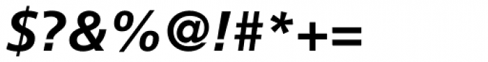 Frutiger Bold Italic Font OTHER CHARS