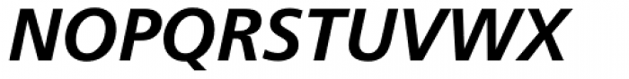 Frutiger Cyrillic 66 Bold Italic Font UPPERCASE