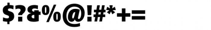 Frutiger Next Cyrillic Condensed Black Font OTHER CHARS