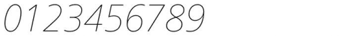 Frutiger Next Cyrillic Ultra Light Italic Font OTHER CHARS