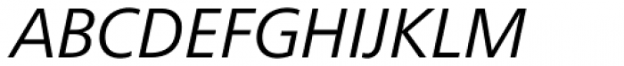 Frutiger Next Greek Italic Font UPPERCASE