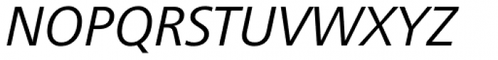 Frutiger Next Italic Font UPPERCASE