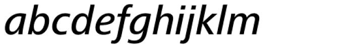 Frutiger Next Medium Italic Font LOWERCASE