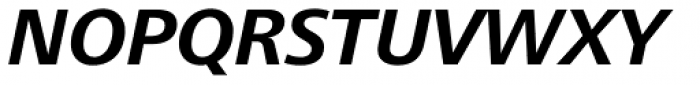 Frutiger Next Paneuropean W1G Bold Italic Font UPPERCASE