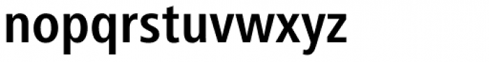 Frutiger Next Paneuropean W1G Condensed Bold Font LOWERCASE