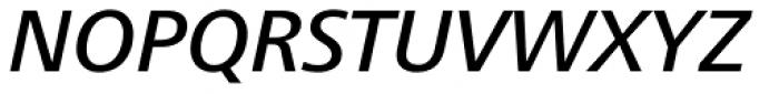 Frutiger Next Pro Medium Italic Font UPPERCASE