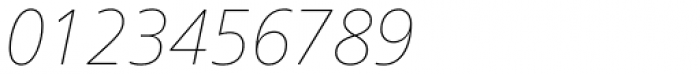 Frutiger Next Pro UltraLight Italic Font OTHER CHARS