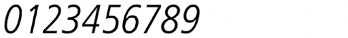 Frutiger Pro 48 Light Condensed Italic Font OTHER CHARS