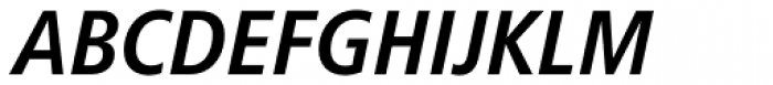 Frutiger Pro 68 Bold Condensed Italic Font UPPERCASE
