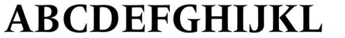 Frutiger Serif Pro Bold Font UPPERCASE