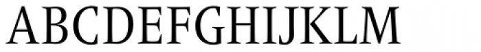 Frutiger Serif Pro Condensed  Font UPPERCASE