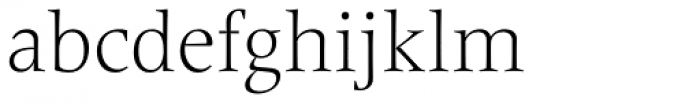 Frutiger Serif Pro Light Font LOWERCASE
