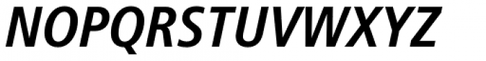 Frutiger Std 68 Bold Condensed Italic Font UPPERCASE