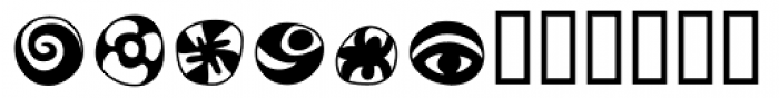 Frutiger Symbols Font UPPERCASE