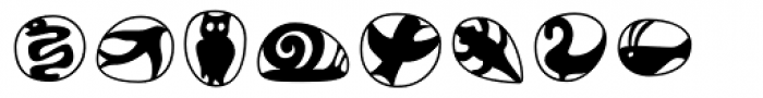 Frutiger Symbols Font LOWERCASE
