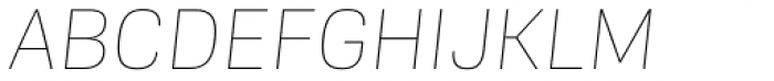 Frygia Thin Italic Font UPPERCASE