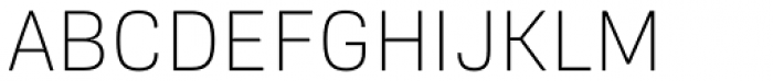 Frygia XLight Font UPPERCASE