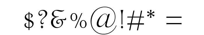 French Script MT Font OTHER CHARS