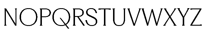 Fragment Glare ExtraLight Font UPPERCASE