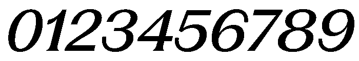Fragment Glare Medium Italic Font OTHER CHARS