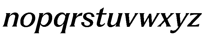 Fragment Glare Medium Italic Font LOWERCASE
