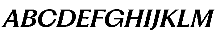 Fragment Glare SemiBold Italic Font UPPERCASE